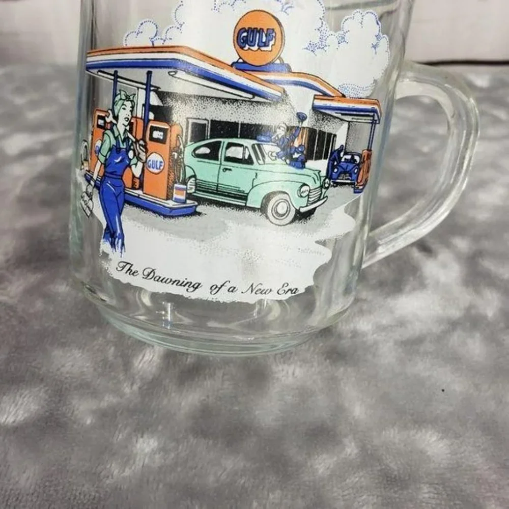 Gulf the Dawning Of A New Era‎ Clear Coffee Cup